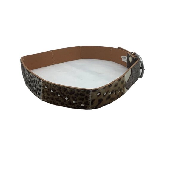 Mixed Animal Print Wide Belt‎ Women 9 34\